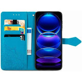 Funda Libro Mandala Xiaomi Poco X5 / Redmi Note 12 5g Azul