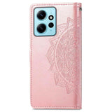 Funda Libro Mandala Xiaomi Redmi Note 12 4g Rosa