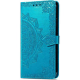 Funda Libro Mandala Xiaomi Redmi Note 13 4g Azul