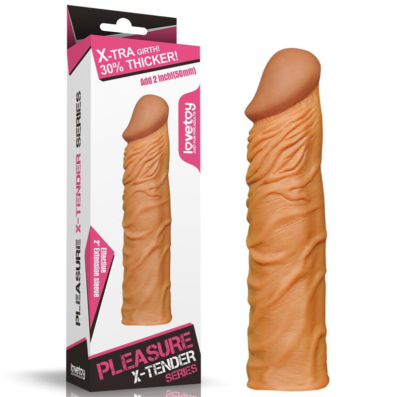 Funda Para El Pene Add 2 Pleasure X Tender Marrón