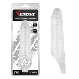 Funda Para El Pene Con Sujeción Para Testículos Mighty Transparente