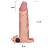 Funda Para El Pene Con Vibración Add 2 Pleasure X-Tender Natural