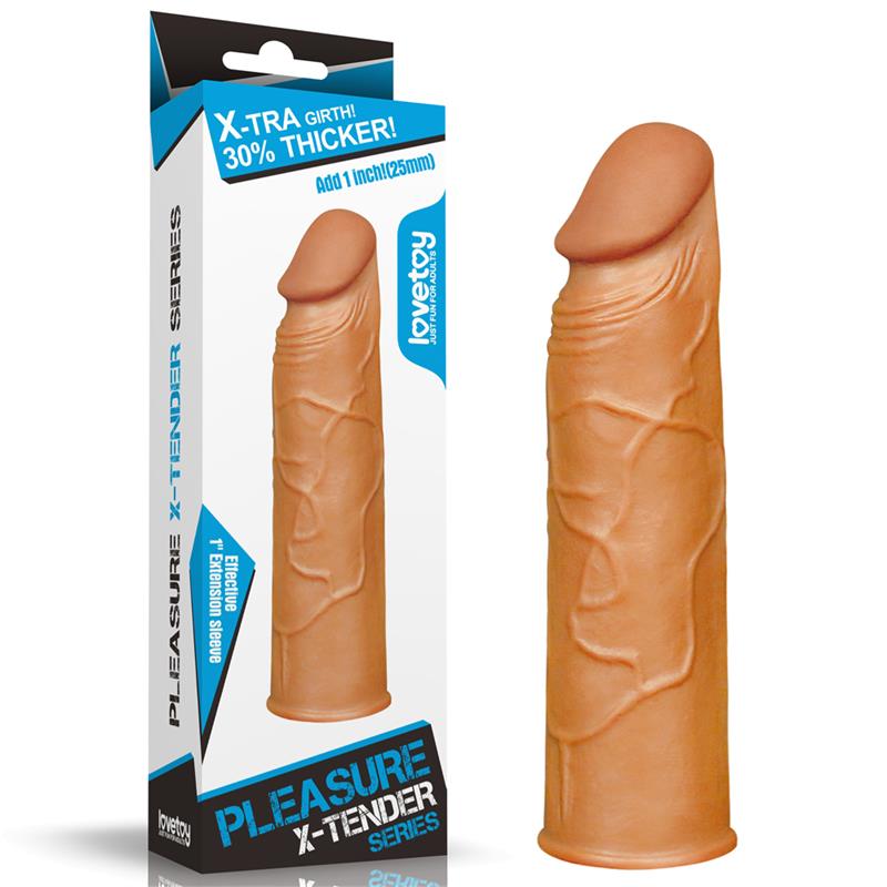 Funda Para El Pene Pleasure X Tender Marrón