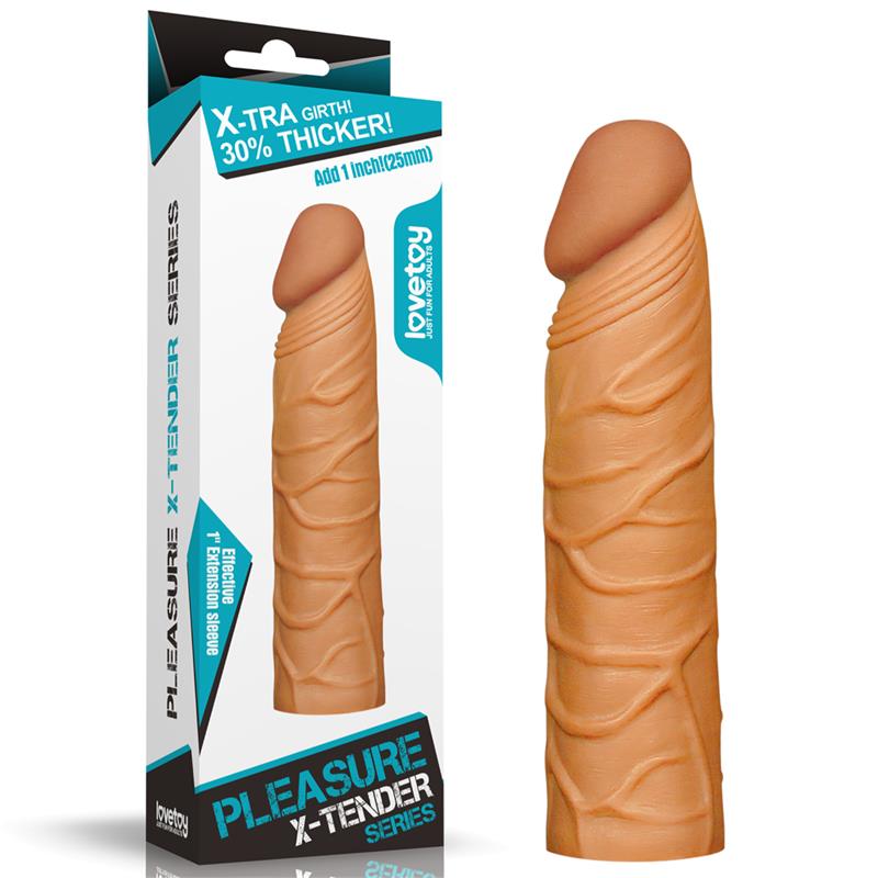 Funda Para El Pene Pleasure X Tender Marrón