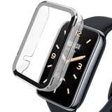 Funda Pc + Cristal Templado Xiaomi Mi Smart Band 7 Pro Transparente