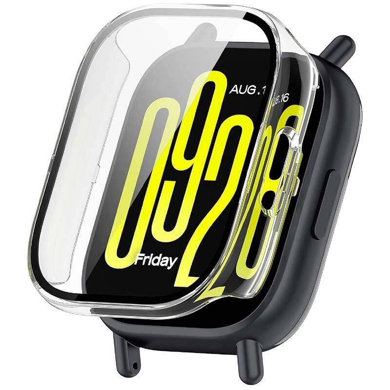 Funda Pc + Cristal Templado Xiaomi Redmi Watch 5 Lite Transparente