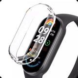 Funda Pc + Cristal Templado Xiaomi Smart Band 10 Pro Transparente