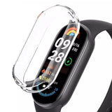 Funda Pc + Cristal Templado Xiaomi Smart Band 9 Active / Redmi Band 3 Transparente