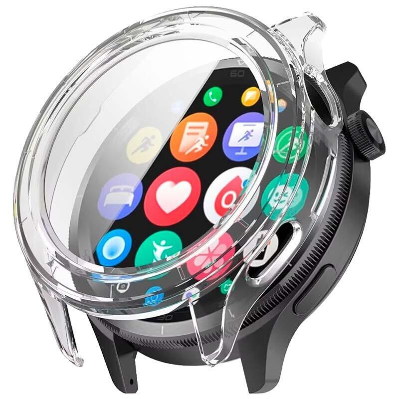 Funda Pc + Cristal Templado Xiaomi Watch S4 Transparente