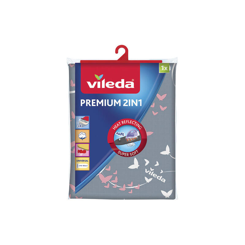 Funda Premium 2 En 1 Vileda 171831para Tablas De 110x30cm Y 130x45cm