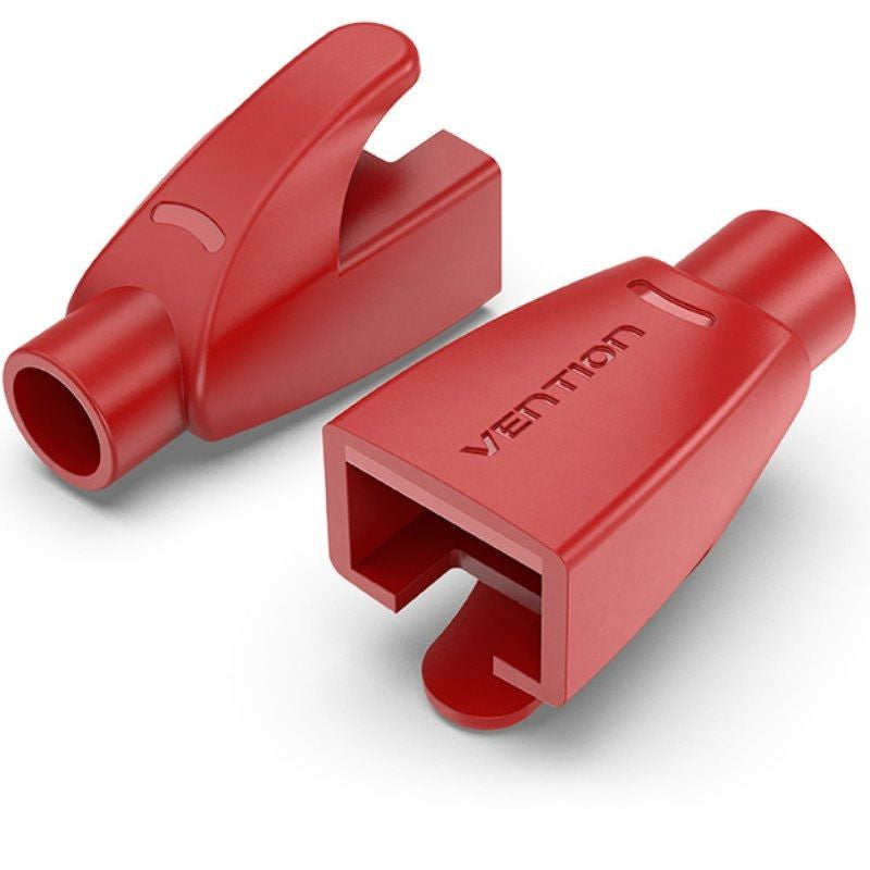 Funda Protectora Rj45 (100 Und) Rojo Vention Funda Protectora Rj45/ 100 Uds/ Roja