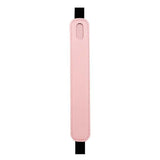 Funda Pu Para Stylus Pen Universal Con Banda Elástica Rosa