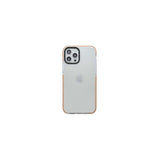 Funda Qcharx Transparente Iphone 16e Naranja