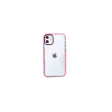 Funda Qcharx Transparente Iphone 16e Rosa