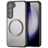 Funda Rígida Magnetic Anti-Scratch Shell Samsung Galaxy S23 Negro+Transparente