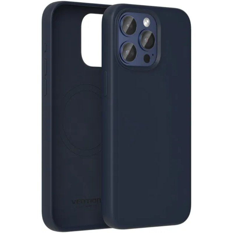 Funda Silicona Con Magsafe Vention Kudl0-40 Compatible Con Iphone 13 Pro Max Azul