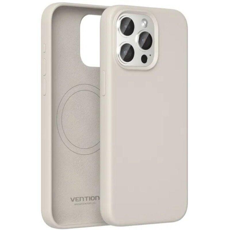 Funda Silicona Con Magsafe Vention Kudm0-30 Compatible Con Iphone 13 Pro Gris Grava