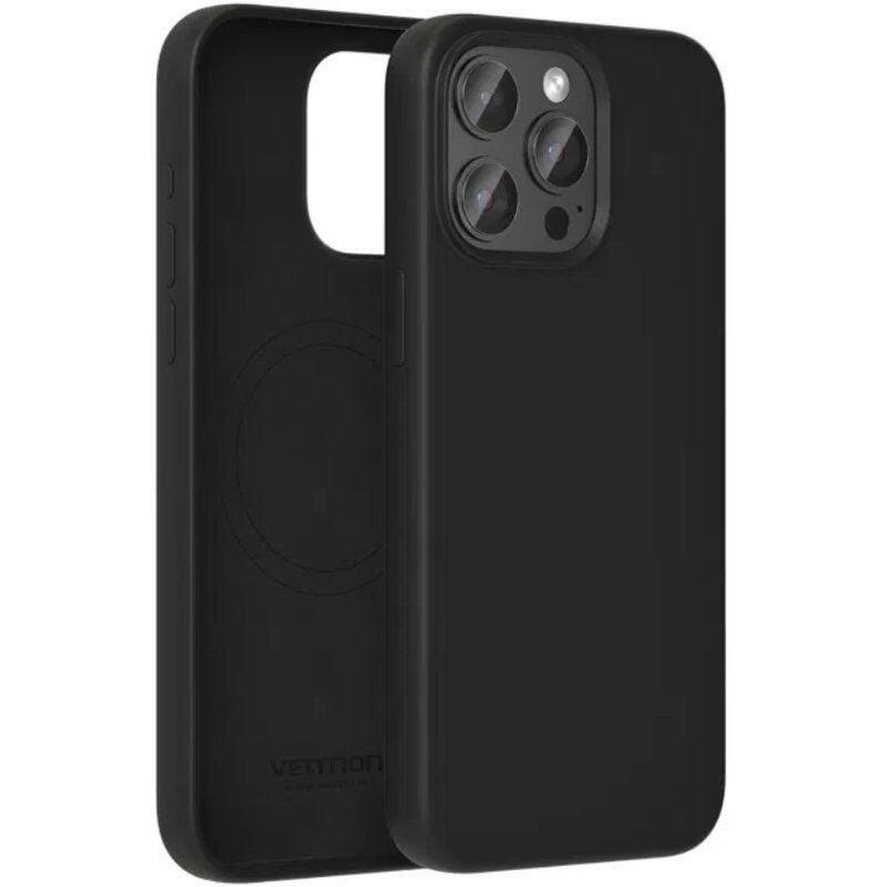 Funda Silicona Con Magsafe Vention Kueb0-20 Compatible Con Iphone 14 Plus Negro