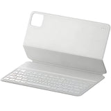Funda Smart Case Con Teclado Para Xiaomi Pad 6 Blanco
