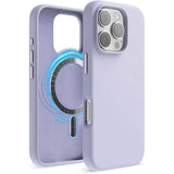 Funda Suave Compatible Con Magsafe Para Apple Iphone 16 Pro Lavanda