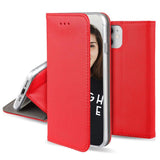 Funda Tipo Libro Con Soporte Magnética Rojo Compatible Apple Iphone 14 Pro Max - Jaym® **