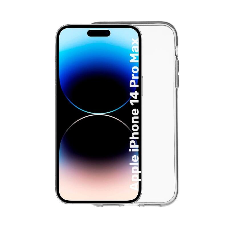 Funda Trasera  Apple Iphone 14 Pro Max Silicona En Color Transparente Jc