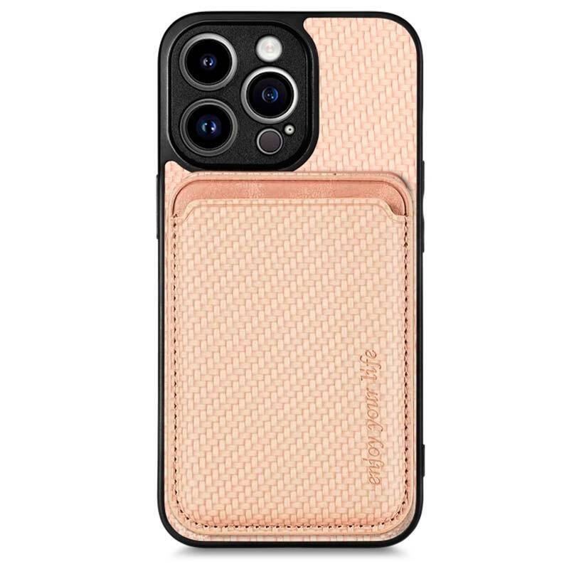 Funda Wallet Apple Iphone 15 Pro Beige Con Magsafe Y Cartera