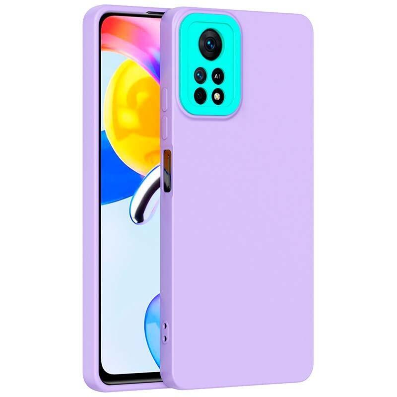 Funda Xiaomi Poco X4 Pro 5g Con Protección De Cámara Lila+Azul