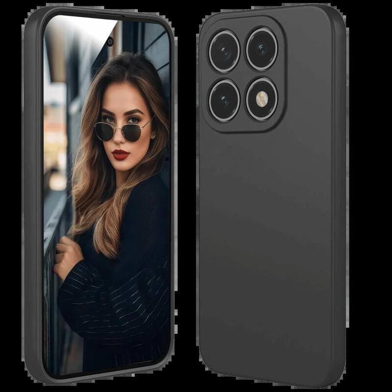 Funda Xiaomi Redmi 17 4g / Redmi 17 5g Square Liquid Premium Negro