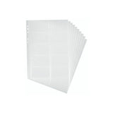 Fundas Para Tarjetas De Visita Durable A4 F2384 2388 Transp 10 Piezas