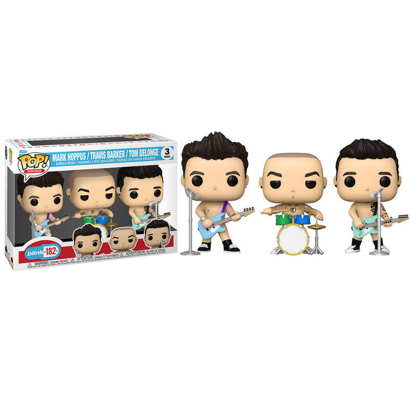 Funko Pop! Blink-182- Pack 3 Figuras - 182