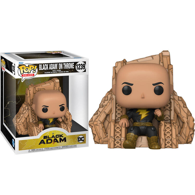 Funko Pop Dc Black Adam On Throne Deluxe