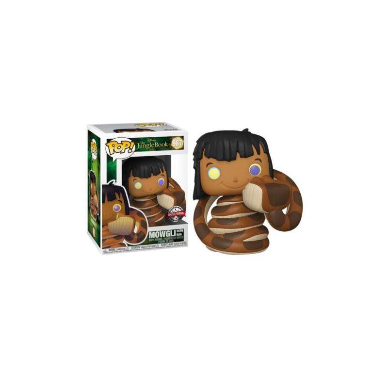 Funko Pop Mowgli Con Kaa 987 - El Libro De La Selva Edición Especial - 889698514149