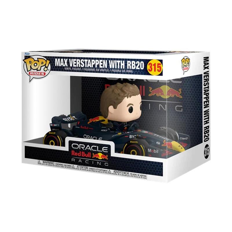 Funko Pop Ride Max Verstappen With Rb20 Oracle Red Bull Racing