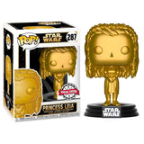 Funko Pop Star Wars Princesa Leia Edición Especial Dorado Nº 287 -Caja Original-