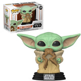 Funko Pop Star Wars The Mandalorian Baby Yoda Con Rana Nº 379 -Caja Original-