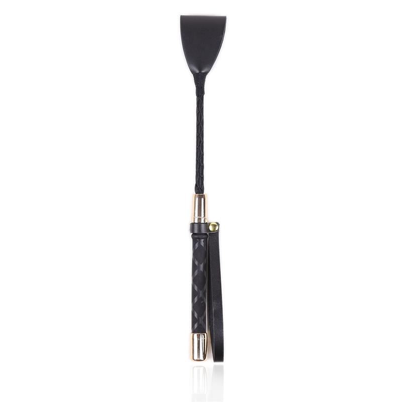 Fusta Clásica Negro Y Dorado 30 Cm