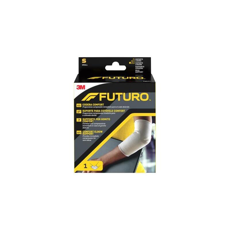 Futuro Comfort Codera - Talla S (22.9 - 25.4cm) - Transpirable - Elastico - Anatomico - Gris