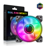 Gamemax  Case Fan  Dual Ring Infinity  Black