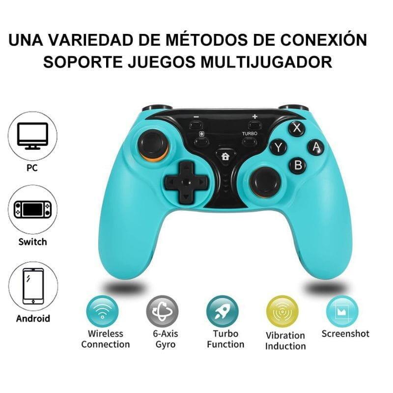 Gamepad Inalámbrico Dobe Ty-1793 Nintendo Switch/Pc Azul