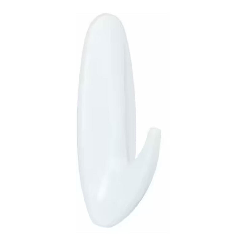 Gancho De Diseño Para Baño, Grande, 1 Ud + 2 Tiras, Carga Máx 2,2 Kg