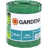 Gardena Borde De Césped, 20 Cm De Altura, Borde Verde 9m