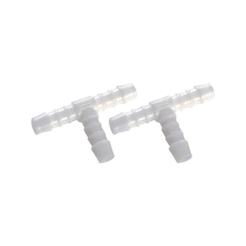Gardena Pieza En T 4mm, Acoplamiento (Blanco, 2 Piezas