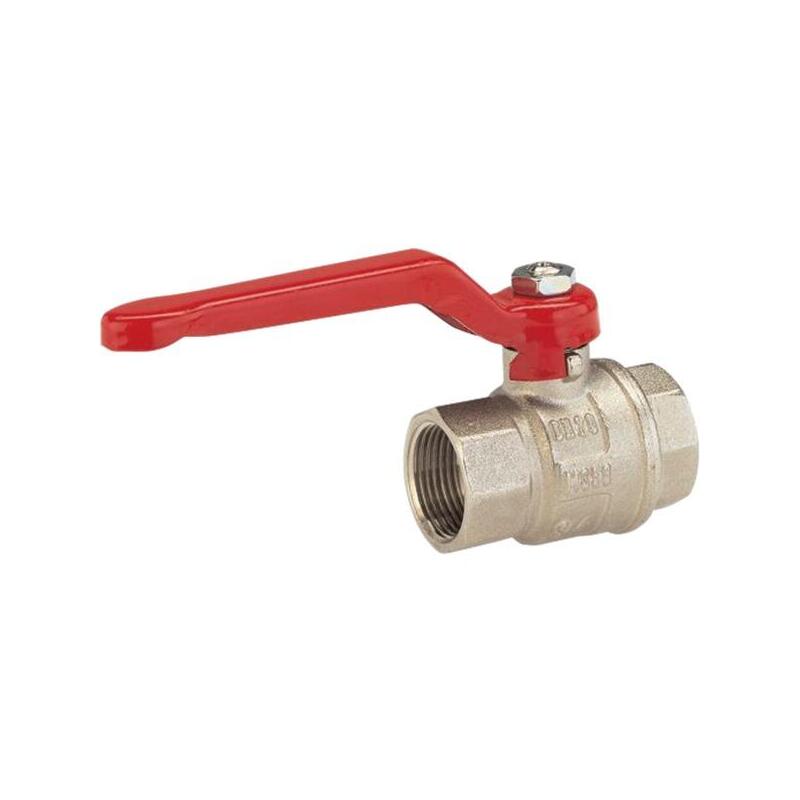 Gardena Válvula De Bola De Latón It 33,3 Mm (G 1"), Grifo De Agua (Plata/Rojo)