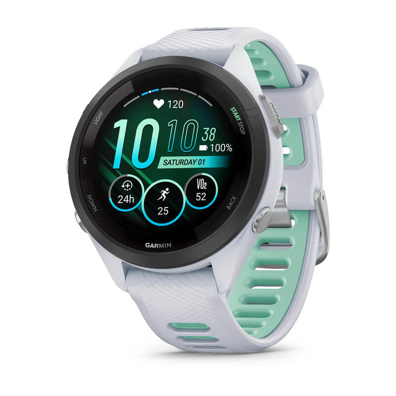 Garmin Forerunner 265s 2,79 Cm (1.1") Amoled 42 Mm Negro, Blanco Gps (Satélite)