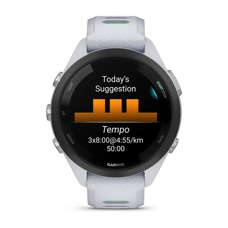 Garmin Forerunner 265s 2,79 Cm (1.1") Amoled 42 Mm Negro, Blanco Gps (Satélite)