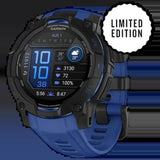 Garmin Instinct 3 Amoled 45mm Negro Con Correa Azul - Desprecintado