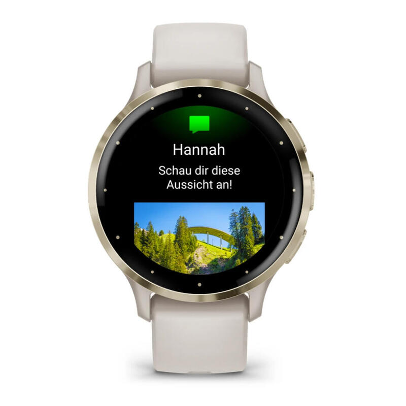 Garmin Venu 3s Ivory + Soft Gold Smartwatch 41mm