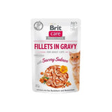 Gato Brit Care Filetes De Gato En Salsa De Salmón Salado 85g