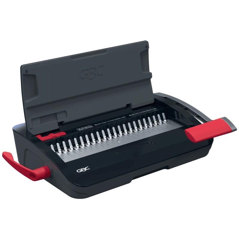 Gbc Combbind Cb12 Encuadernadora Manual De Canutillo - Encuaderna Hasta 165 Hojas A4 - Puede Perforar Hasta 14 Hojas -